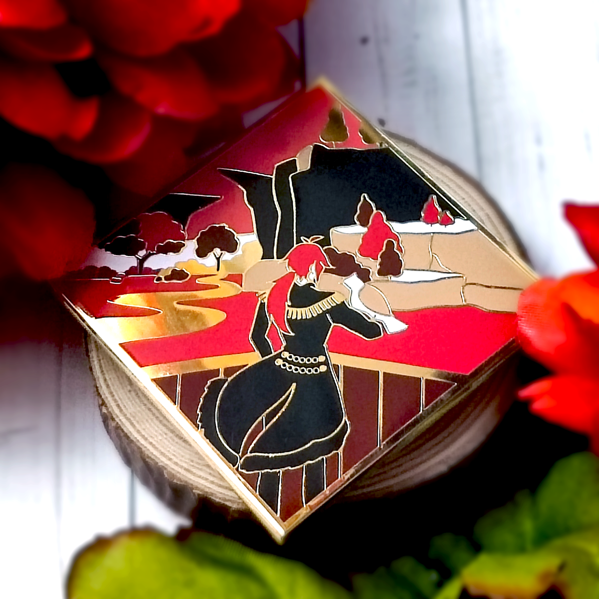 Diluc at Dawn Enamel Pin