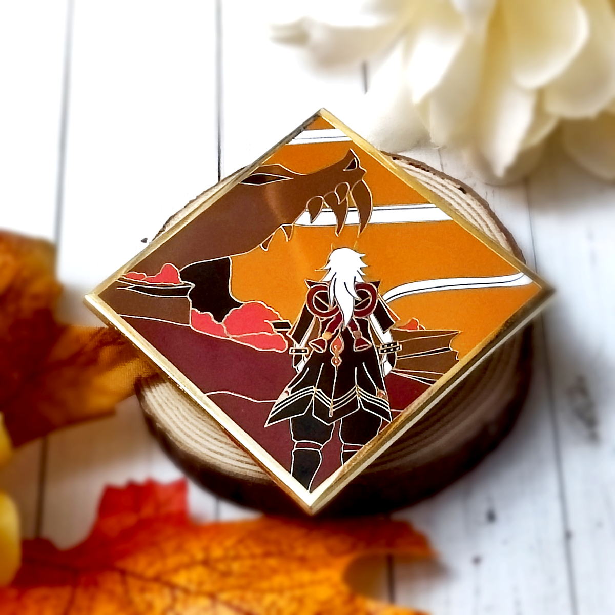 Itto at Serpent's Head Enamel Pin