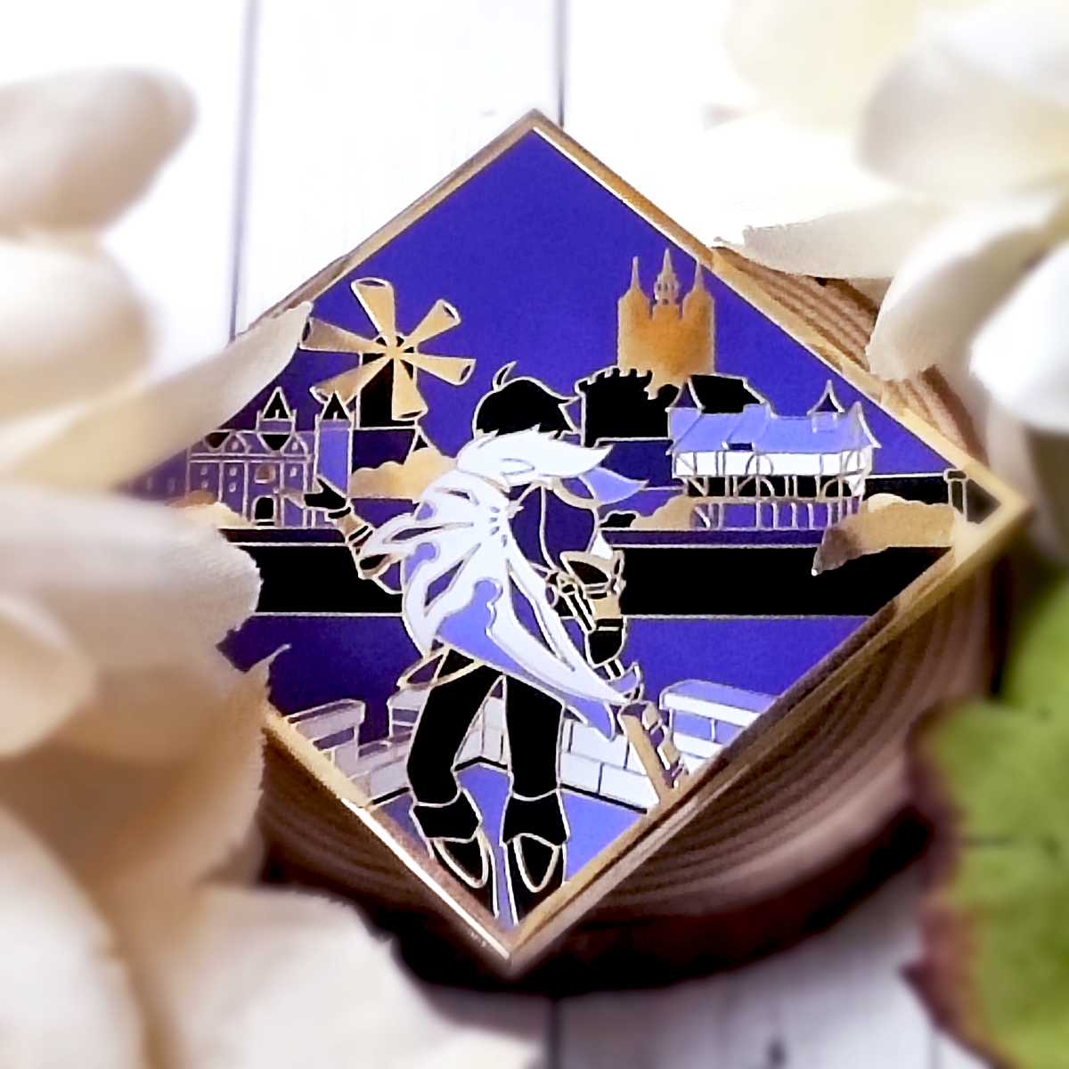 Kaeya in Mondstadt Enamel Pin