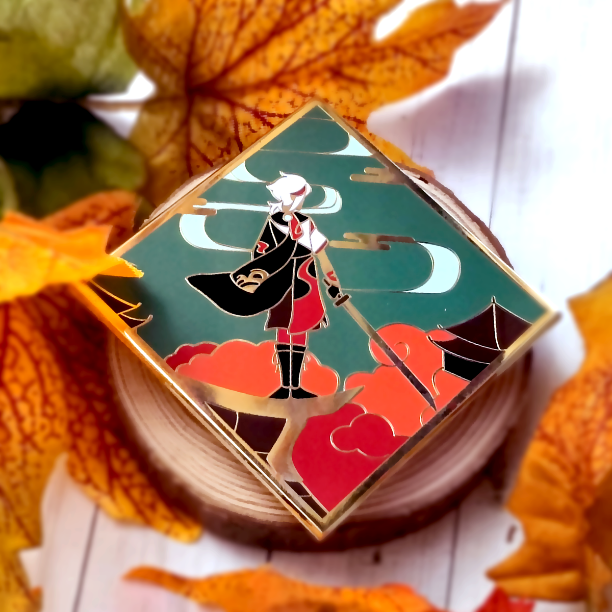 Kazuha in Inazuma Enamel Pin
