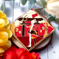 Yoimiya at Naganohara Fireworks Enamel Pin